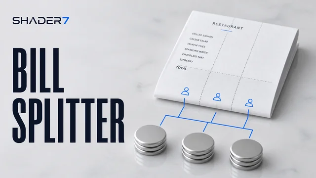Bill Splitter - Group expense and bill splitting tool
