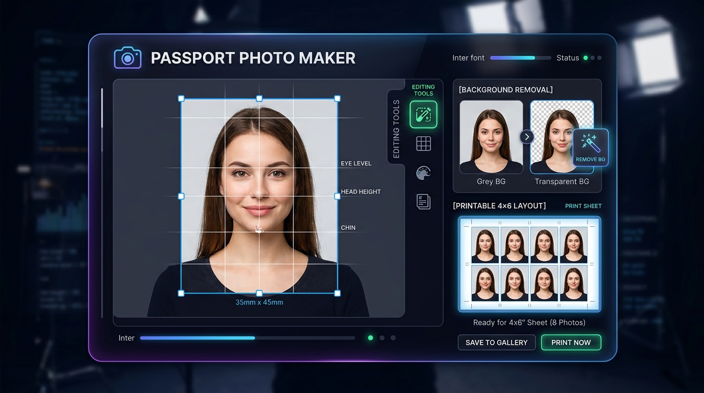 Passport Photo Studio Pro Banner